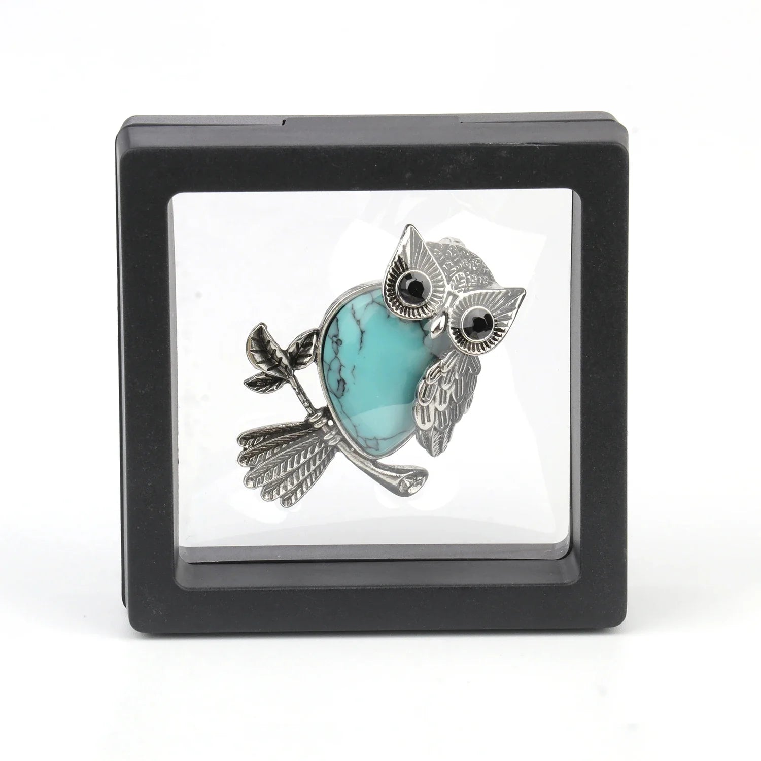 Crystal Owl Wisdom Pendant Necklace