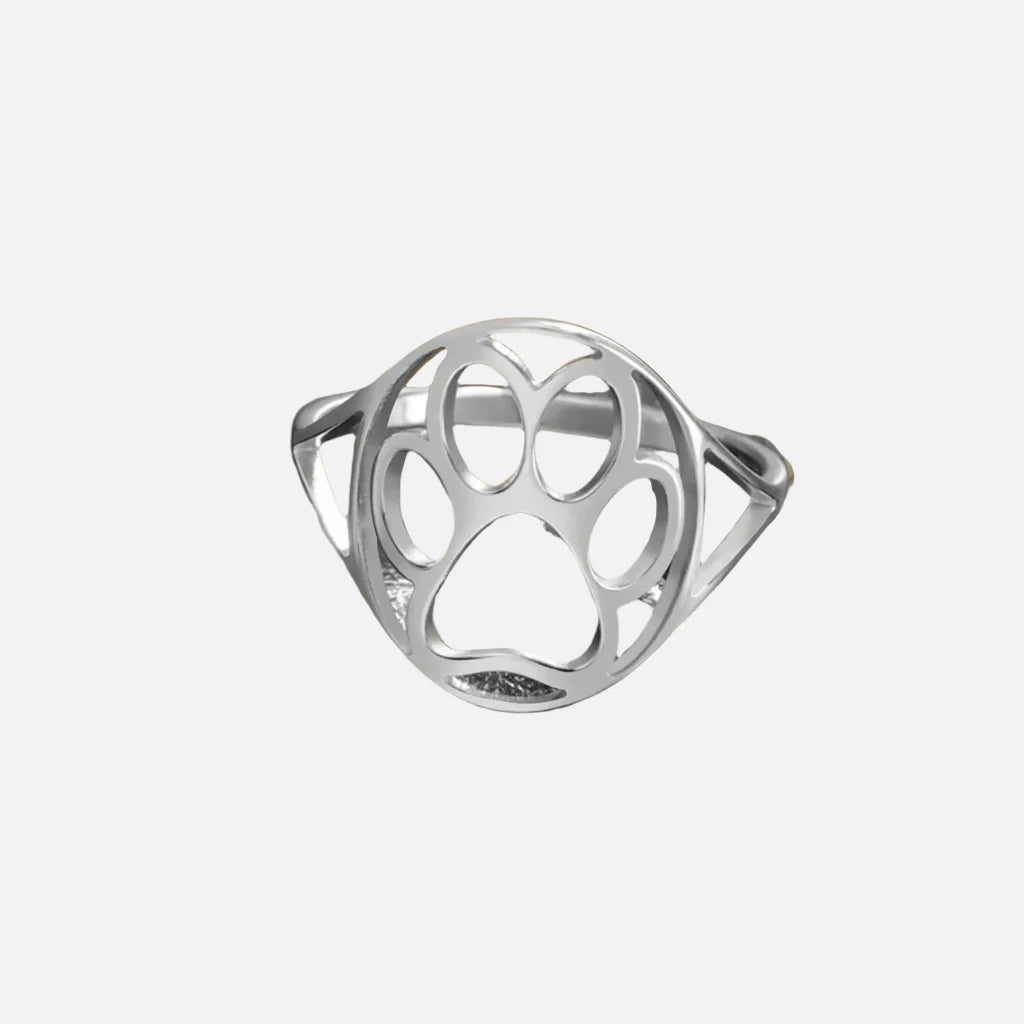 Open Paw Ring in Stainless Steel – Lightweight &amp; Stylish